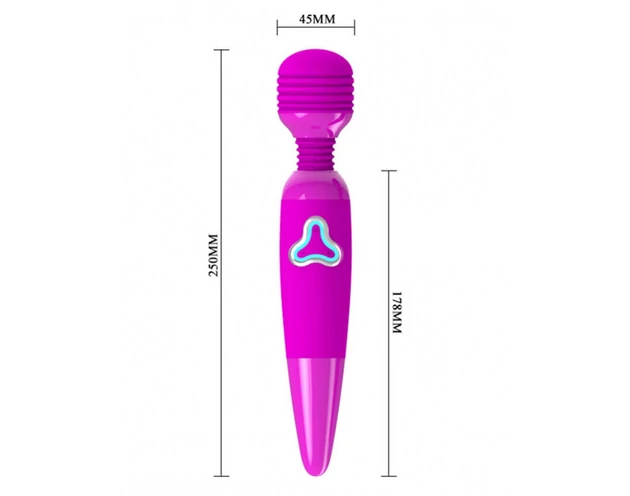 Pretty Love Wand - akkus, masszírozó vibrátor (lila)