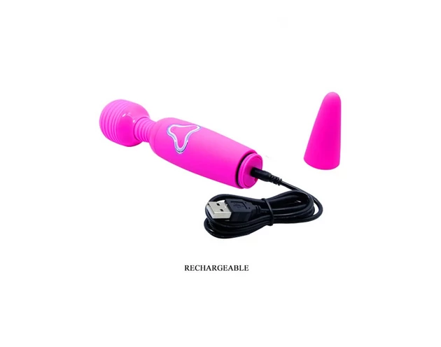 Pretty Love Wand - akkus, masszírozó vibrátor (lila)