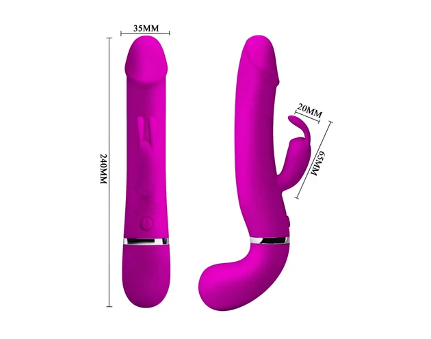 Pretty Love Henry - csiklókaros, spriccelő vibrátor (pink)