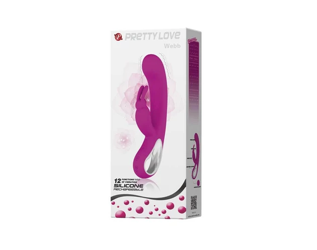Pretty Love Webb - csiklókaros vibrátor (pink)