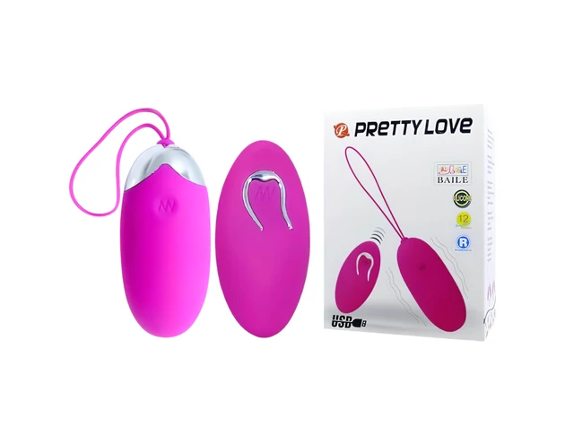 Pretty Love Berger - akkus, rádiós, vibrációs tojás (pink)