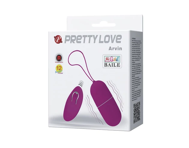 Pretty Love Arvin - rádiós, vibrációs tojás (pink)
