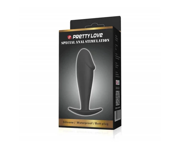 Pretty Love Anal Stimulation Plug - anál plug (fekete)