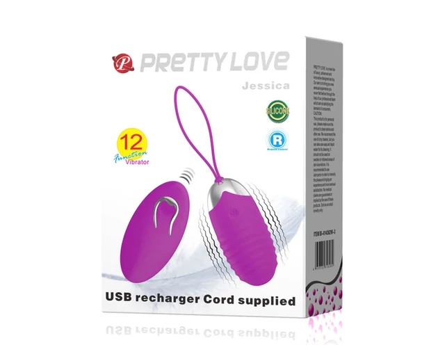 Pretty Love Jessica - vibrációs tojás (lila)