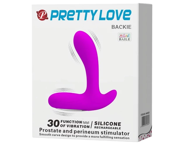 Pretty Love Backie - prosztata vibrátor (pink)