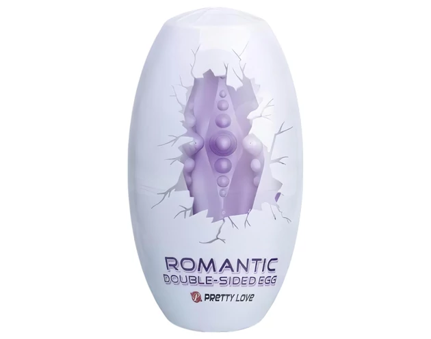Pretty Love Romantic - maszturbátor tojás - 1db (lila)