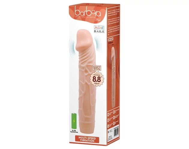 Baile Barbara - élethű vibrátor - 22,5 cm (natúr)