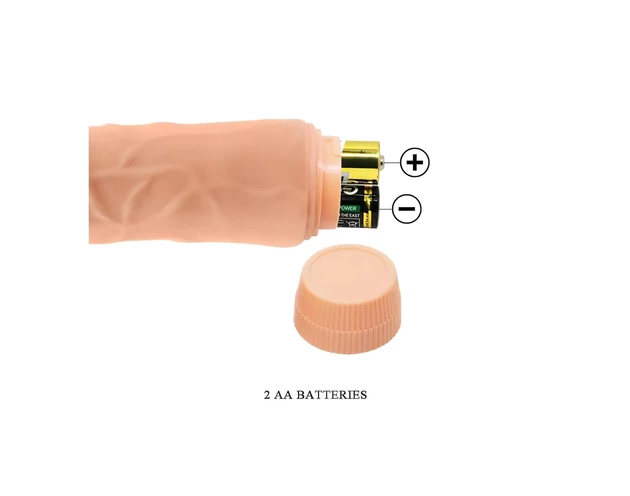 Baile Barbara - élethű vibrátor - 19,5cm (natúr)