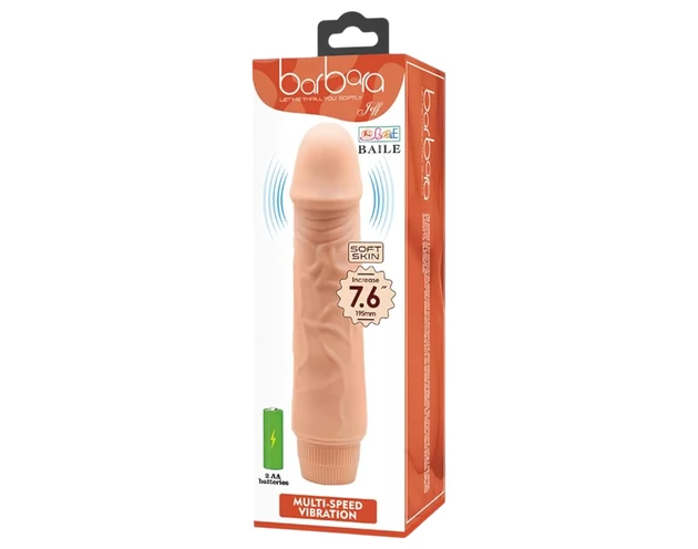Baile Barbara - élethű vibrátor - 19,5cm (natúr)