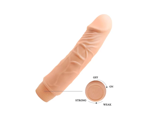 Baile Barbara - élethű vibrátor - 19,5cm (natúr)