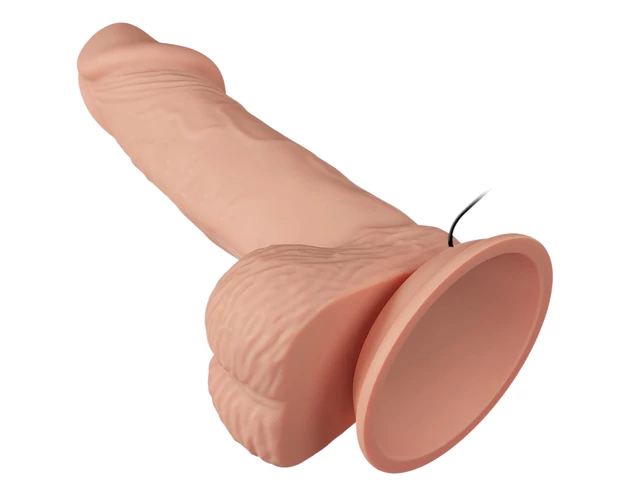 Baile Zebulon - élethű, herés vibrátor - 19cm (natúr)