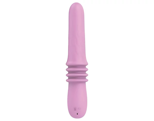 Pretty Love Susie - akkus, vízálló lökő vibrátor (pink)