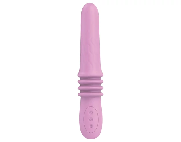 Pretty Love Susie - akkus, vízálló lökő vibrátor (pink)