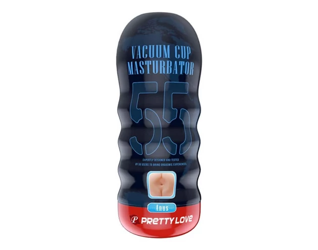 Pretty Love Vacuum Cup - élethű műpopsi maszturbátor (natúr)