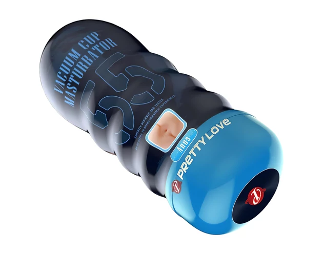 Pretty Love Vacuum Cup - élethű műpopsi maszturbátor (natúr)