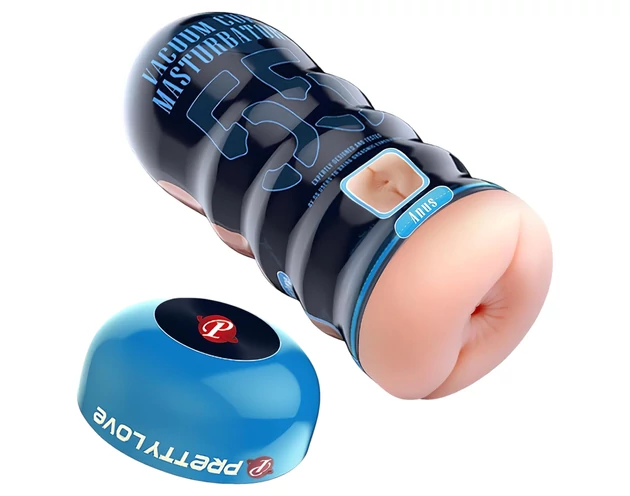 Pretty Love Vacuum Cup - élethű műpopsi maszturbátor (natúr)