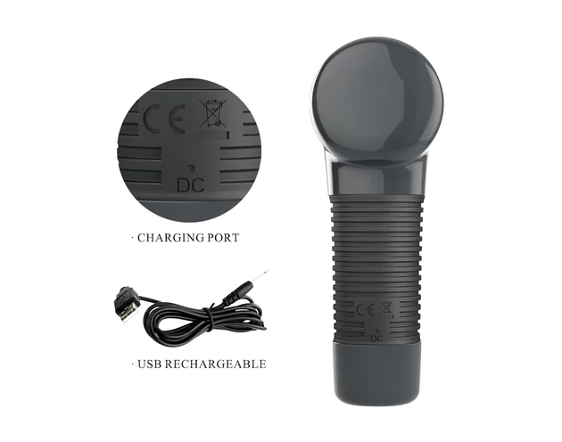 Pretty Love Magic Gun - masszírozó pisztoly (fekete)