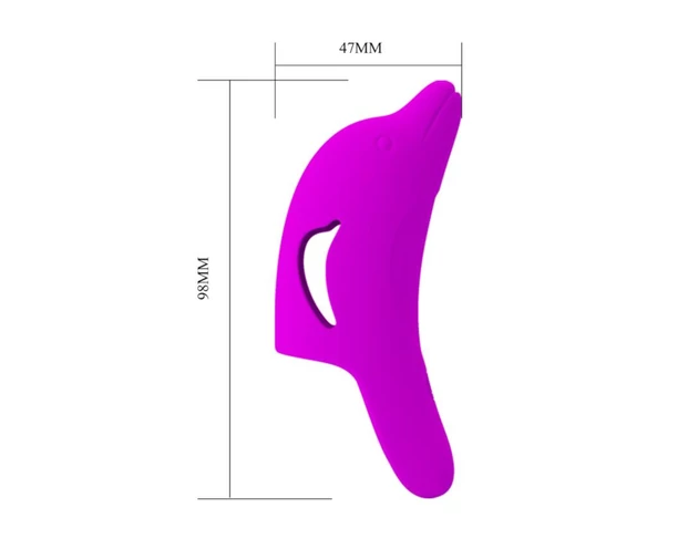 Pretty Love Delphini - delfines ujjvibrátor (lila)