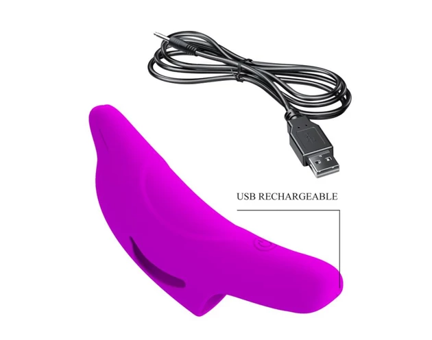 Pretty Love Delphini - delfines ujjvibrátor (lila)