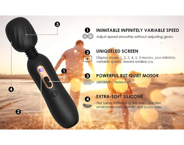 Vibeconnect Myron Wand - melegítő masszírozó vibrátor