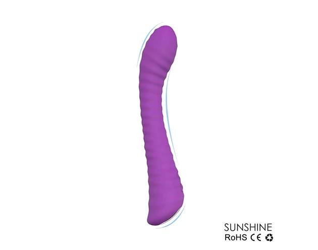 Sex HD Sunshine - akkus, barázdált G-pont vibrátor (lila)