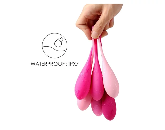 Sex HD Eggs - 6 db-os gésagolyó szett (pink)