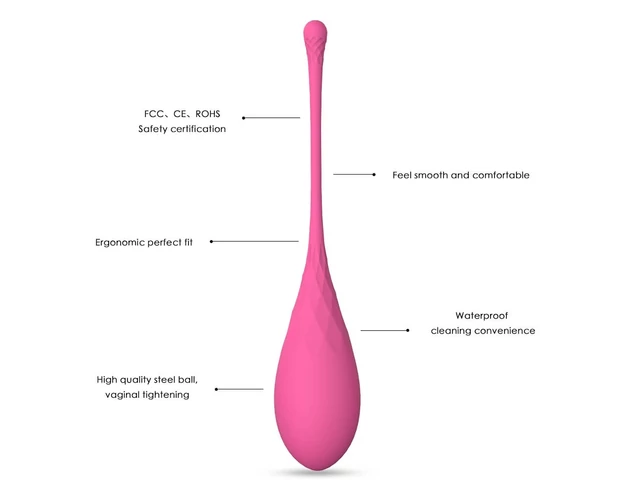 Sex HD Eggs - 6 db-os gésagolyó szett (pink)