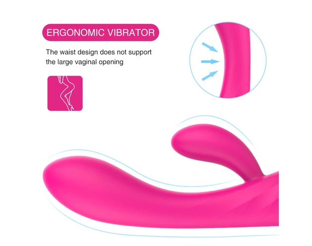 Sex HD Muses - akkus, vízálló melegítő vibrátor (pink)