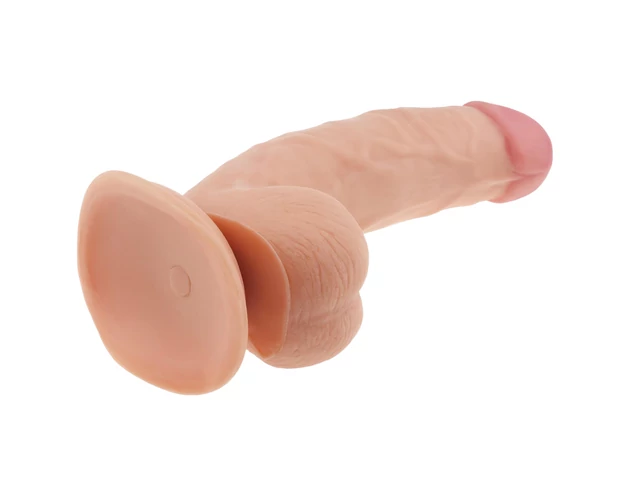 Lovetoy Ultra Soft - rugalmas, élethű dildó - 21,5cm (natúr)