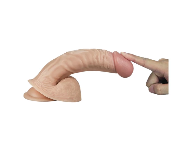 Lovetoy Real Extreme - G-pont dildó - 21cm (natúr)