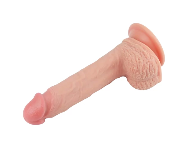 Lovetoy Nature Cock - tapadókorongos élethű dildó - 21cm (natúr)