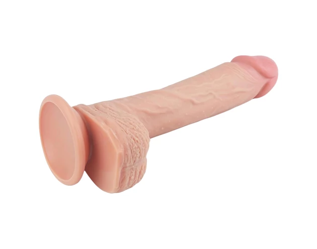 Lovetoy Nature Cock - tapadókorongos élethű dildó - 21cm (natúr)