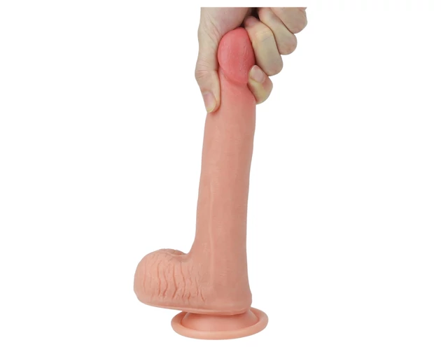 Lovetoy Nature Cock - kétrétegű élethű dildó - 20cm (natúr)