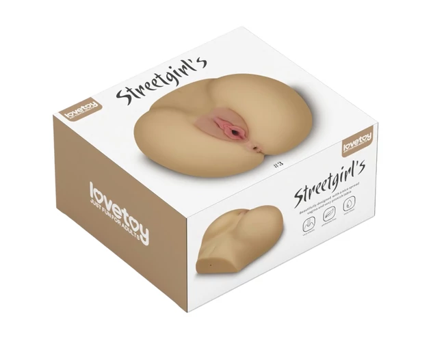 Lovetoy Streetgirl's - műpunci és popsi torzó (natúr)