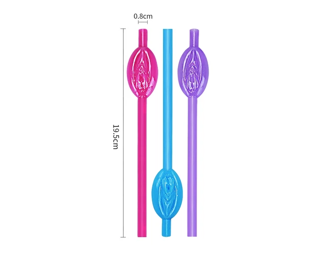 Lovetoy - puncis szívószál (pink-kék-lila)