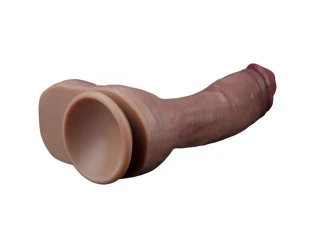 Lovetoy Nature Cock - kétrétegű élethű dildó - 26cm (natúr)