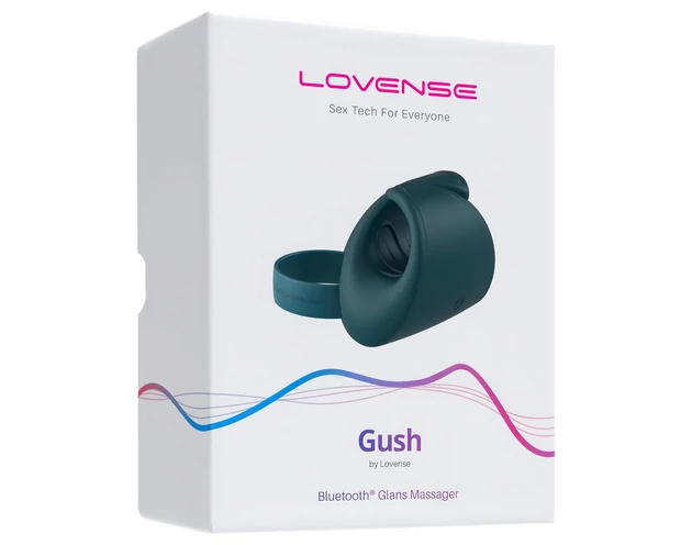 LOVENSE Gush - okos pénisz vibrátor (szürke)