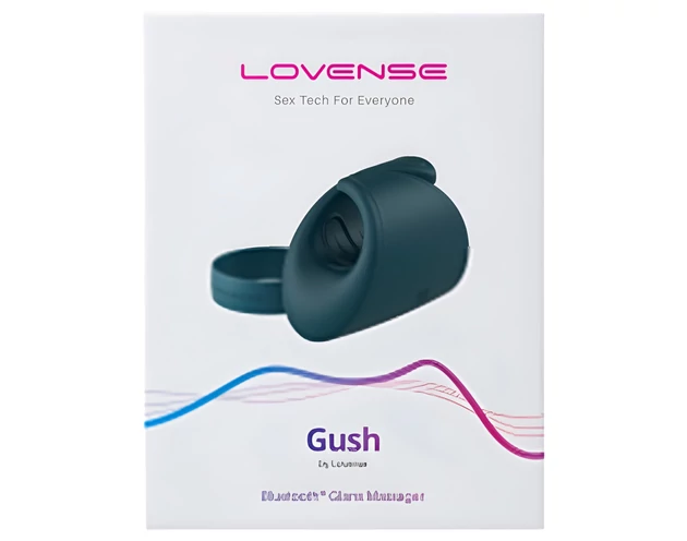 LOVENSE Gush - okos pénisz vibrátor (szürke)