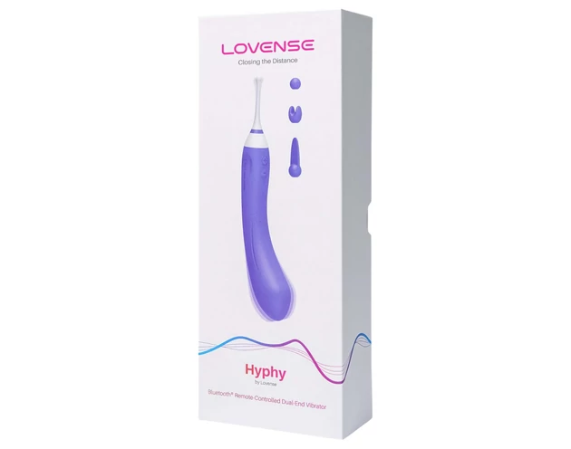 LOVENSE Hyphy - okos 2in1 vibrátor (lila)