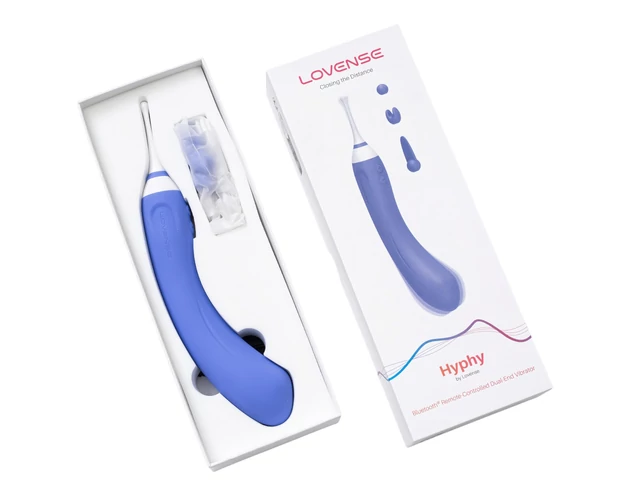 LOVENSE Hyphy - okos 2in1 vibrátor (lila)