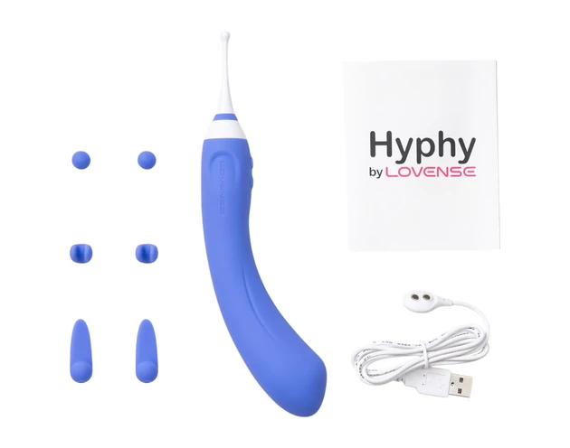 LOVENSE Hyphy - okos 2in1 vibrátor (lila)