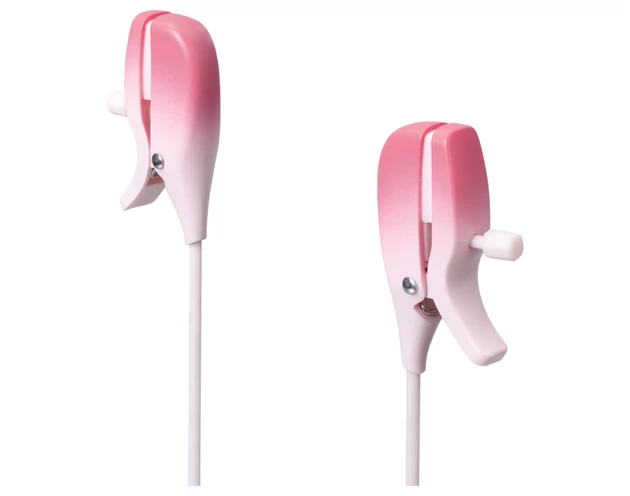 LOVENSE Gemini - okos, vibrációs mellbimbó csipesz (pink)