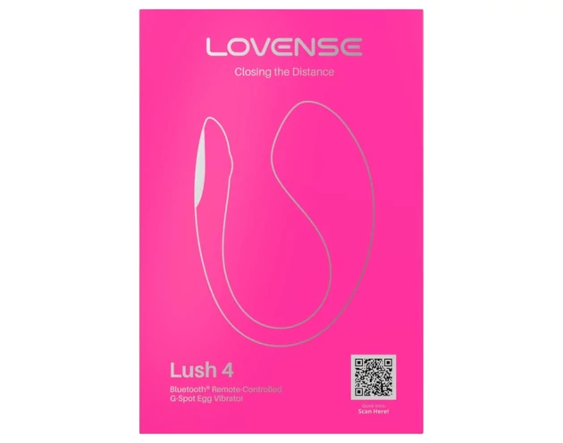 LOVENSE Lush 4 - okos vibrotojás (pink)