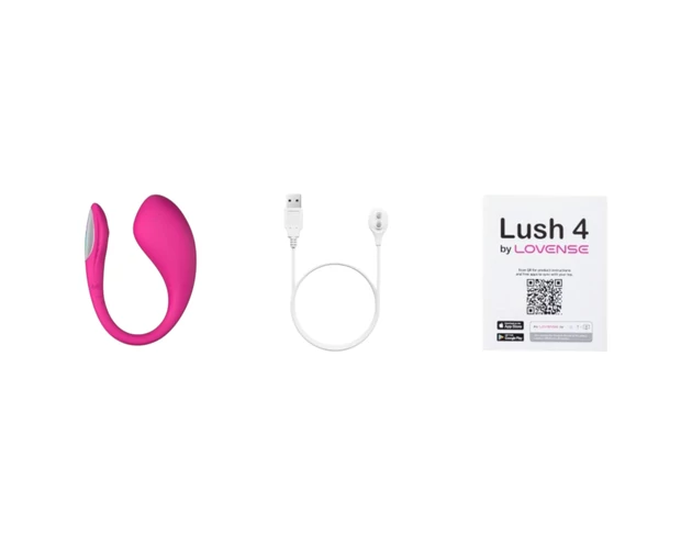 LOVENSE Lush 4 - okos vibrotojás (pink)