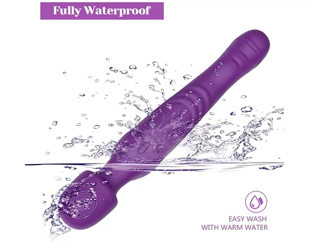 Tracy's Dog Wand - pulzáló masszírozó vibrátor (lila)