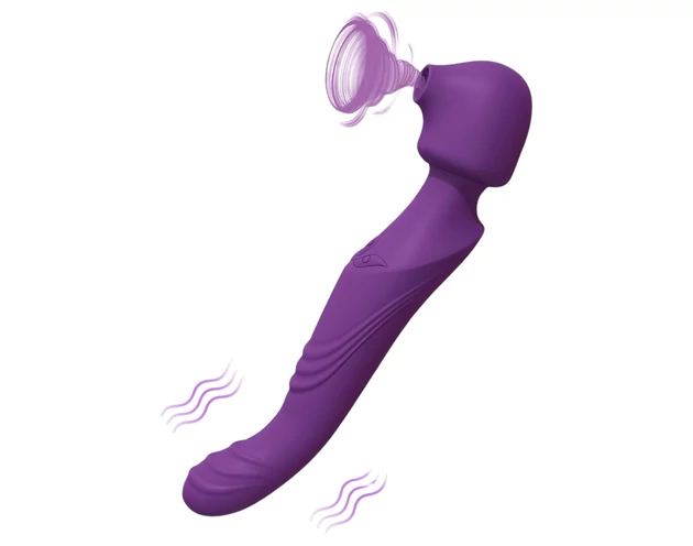 Tracy's Dog Wand - pulzáló masszírozó vibrátor (lila)