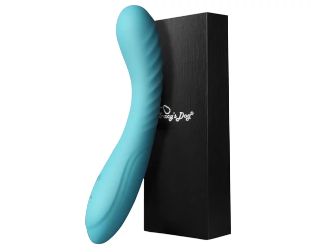 Tracy's Dog Teal - akkus, G-pont vibrátor (türkiz)