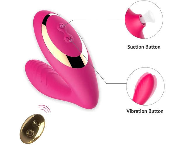Tracy's Dog 2 - léghullámos 2in1 vibrátor (pink)