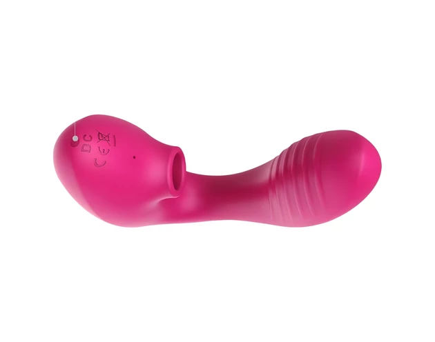 Tracy's Dog 2 - léghullámos 2in1 vibrátor (pink)