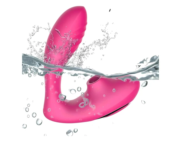 Tracy's Dog 2 - léghullámos 2in1 vibrátor (pink)